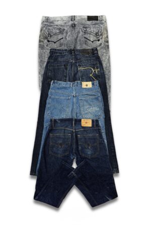 Vintage Denim Fusion - Mixed Lot of 50 Jeans