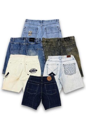 Lot 4- Y2K Hip Hop Japanese Embroidered Shorts