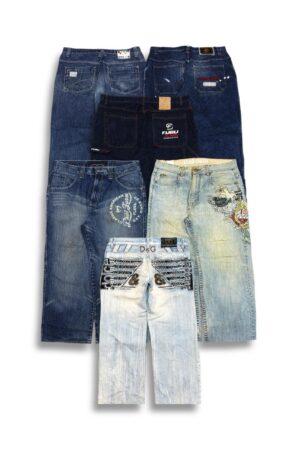Lot 2- Hip Hop x Japanese Embroidered Jeans