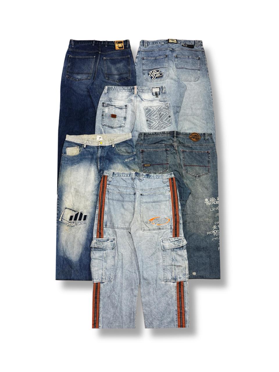 Lot 4- Hip Hop x Japanese Embroidered Jeans