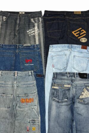 Lot 6- Hip Hop x Japanese Embroidered Jeans