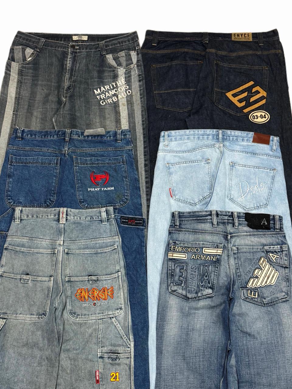 Lot 6- Hip Hop x Japanese Embroidered Jeans