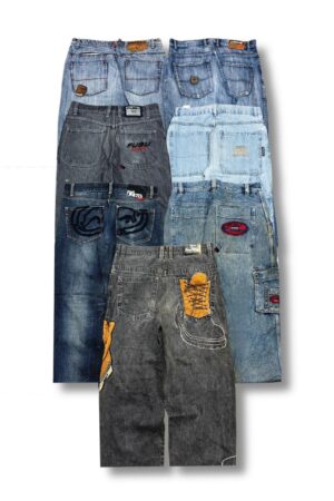 Lot 10- Hip Hop x Japanese Embroidered Jeans