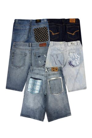 Lot 7 - Y2K Hip Hop Japanese Embroidered Shorts